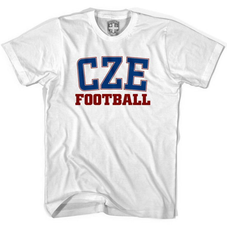 Czech CZE Soccer T-shirt - White
