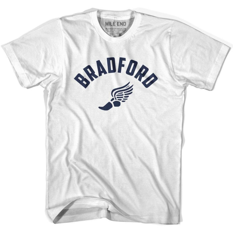 Bradford Running Winged Foot Track T-shirt - White