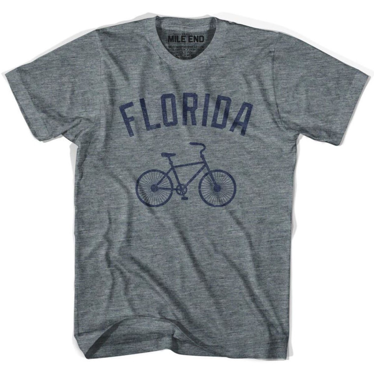 Florida Vintage Bike T-shirt - Athletic Grey