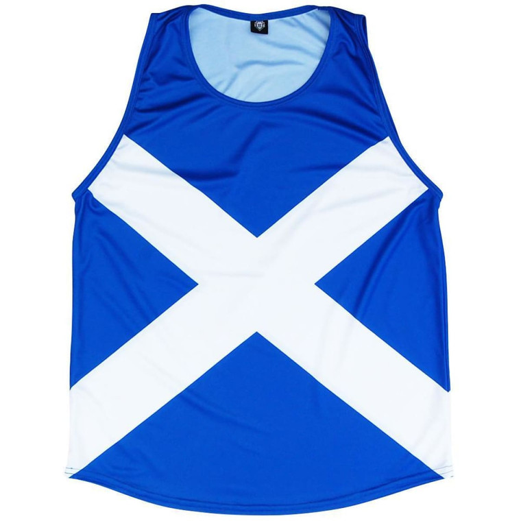 Scotland Flag Sport Tank Made In USA - Red White Blue