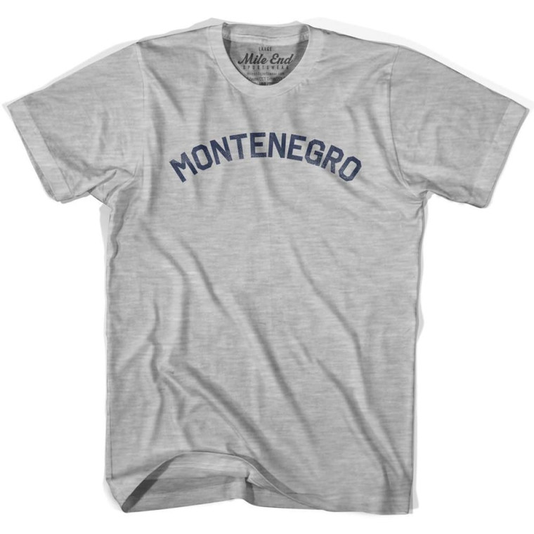 Montenegro Vintage T-shirt - Grey Heather