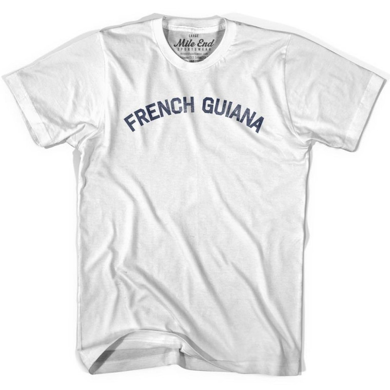 French Guiana Vintage T-shirt - Grey Heather