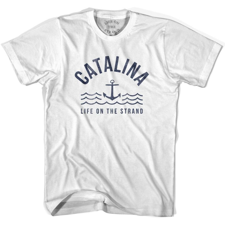 Catalina Anchor Life on the Strand T-shirt - White