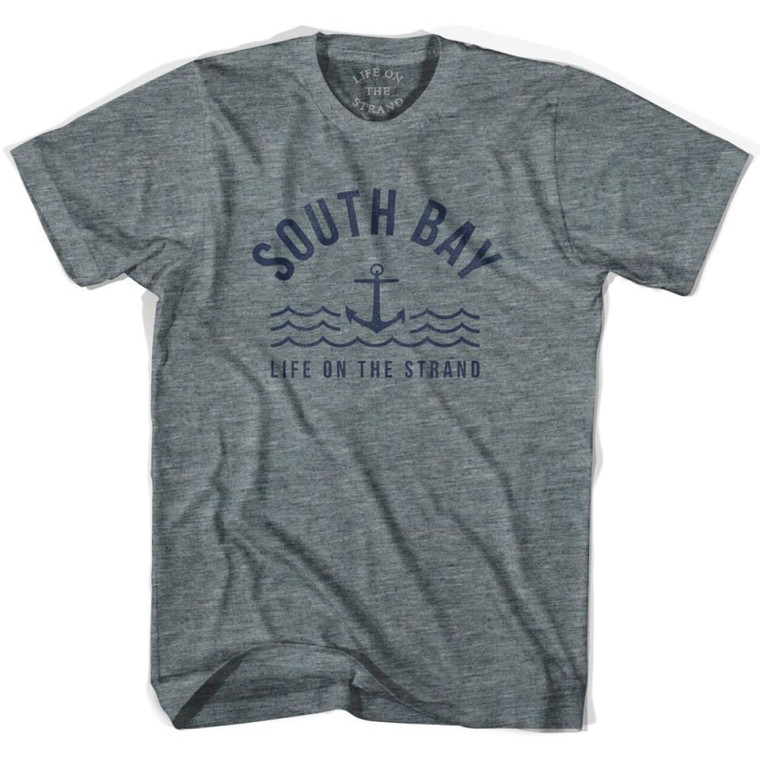 South Anchor Life on the Strand T-shirt - Athletic Grey