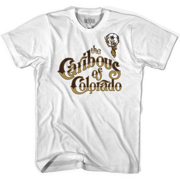 Ultras Caribous of Colorado Soccer T-shirt-Adult - White