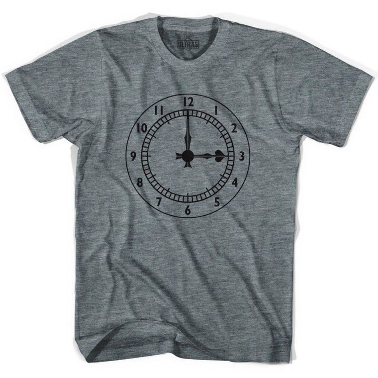 Ultras ARS Clock Soccer T-shirt-Adult - Athletic Grey