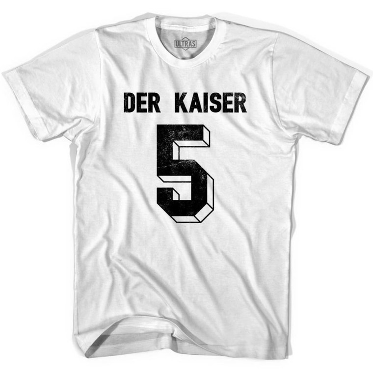 Ultras Der Kaiser 5 Soccer T-shirt-Adult - White
