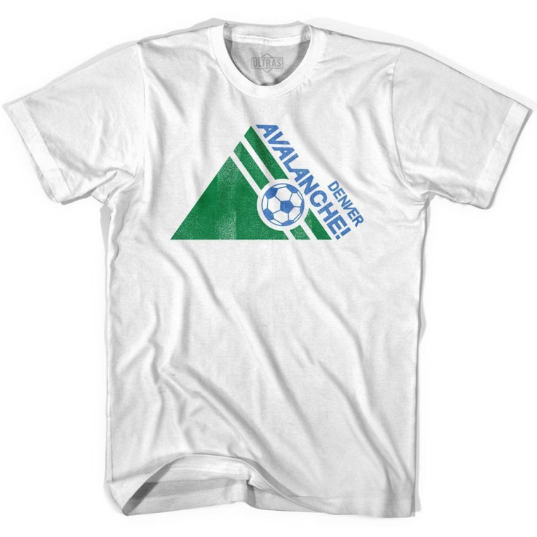 Ultras Denver Avalanche Soccer T-shirt-Adult-White