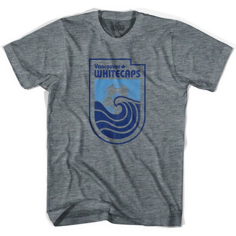 Ultras Vancouver Whitecaps Soccer T-shirt-Adult-Athletic Grey