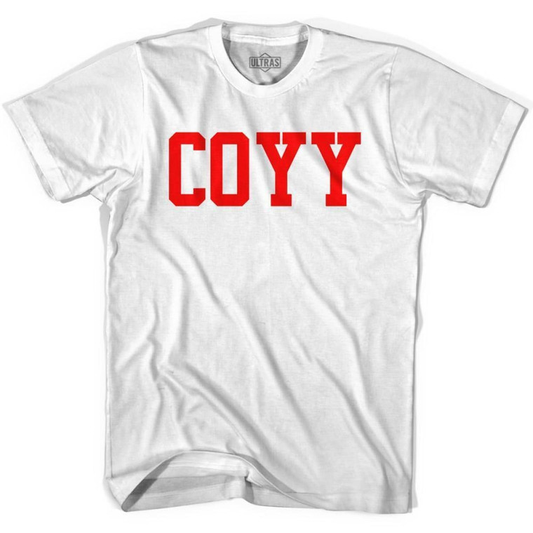 Ultras COYY Soccer T-shirt-Adult - White