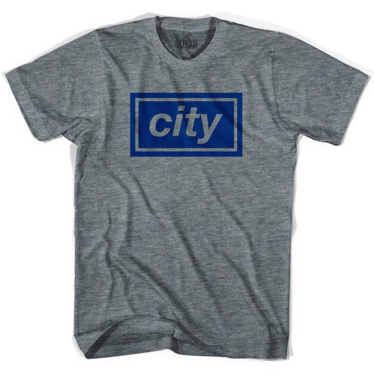 Ultras City Box Soccer T-shirt-Adult - Athletic Grey