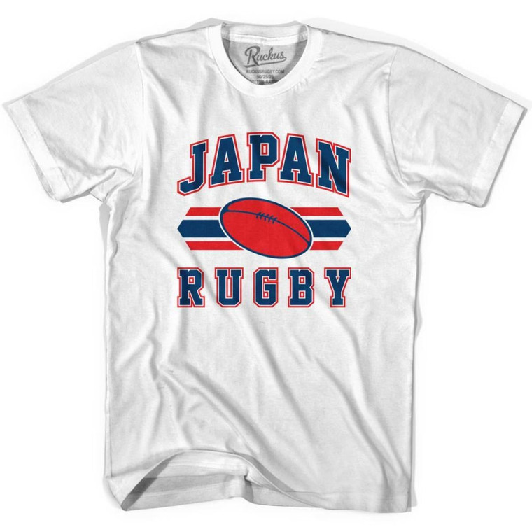 Japan 90's Rugby Ball T-shirt-Adult - White