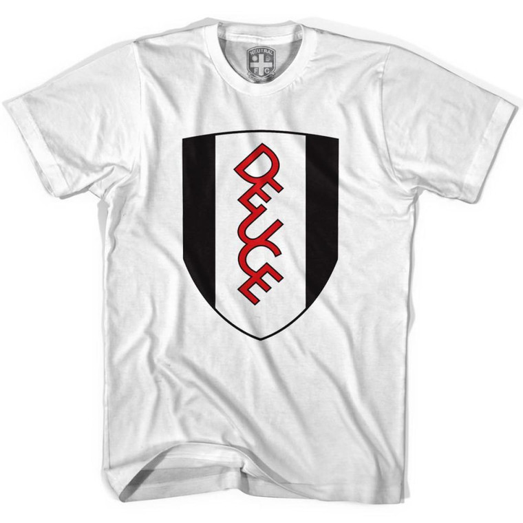 Deuce Dempsey Fulham Shield  T-shirt-Adult - White