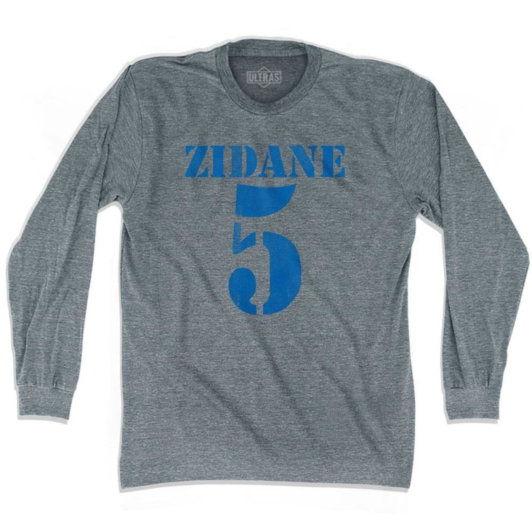 Ultras Zidane 5 Soccer Long Sleeve T-shirt - Athletic Grey