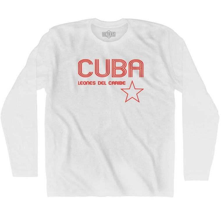 Ultras Cuba Soccer Long Sleeve T-shirt - White