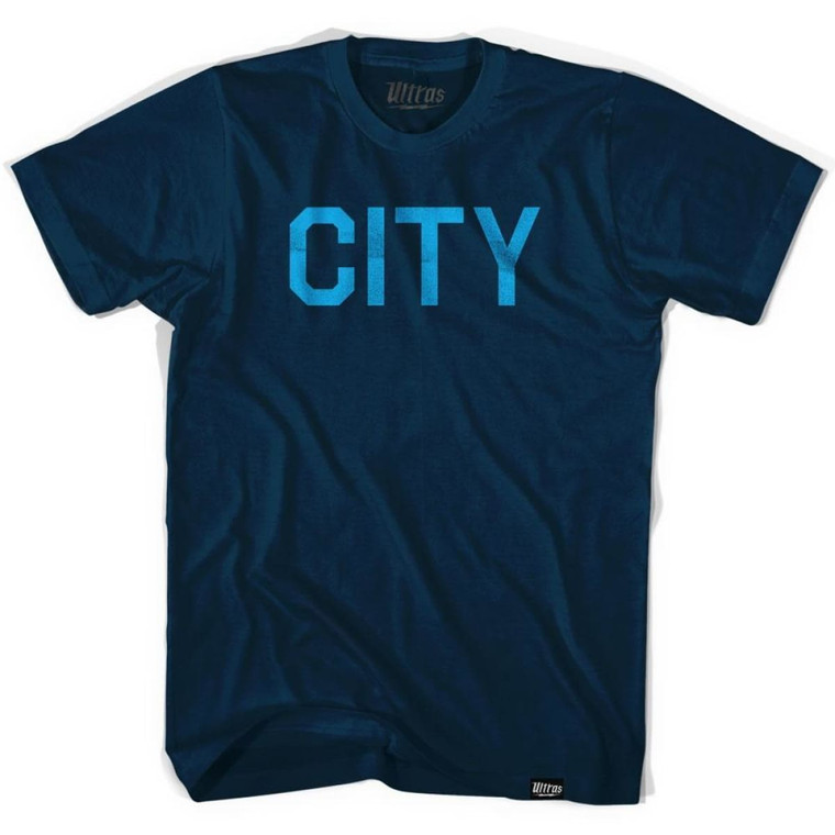 City Soccer  Tri-blend Navy T-shirt