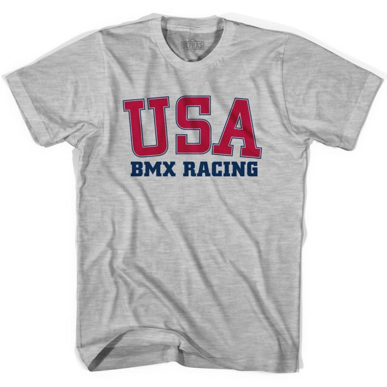 USA BMX Racing Ultras T-shirt - Grey Heather