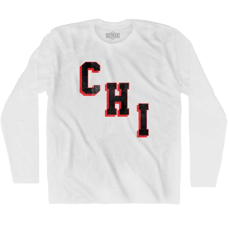 Chicago CHI Miracle Ultras Soccer Long Sleeve T-shirt - White