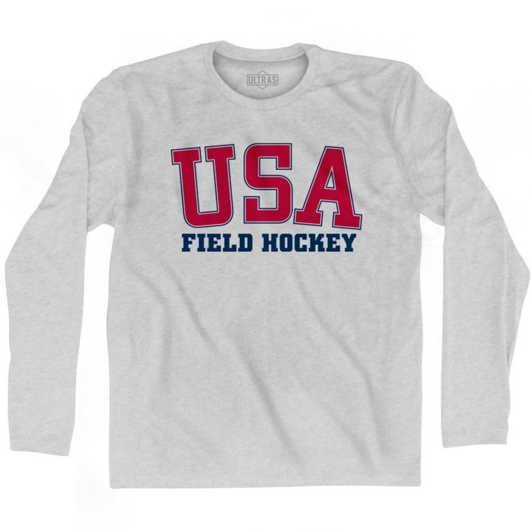 USA Field hockey Ultras Long Sleeve T-shirt - Grey Heather