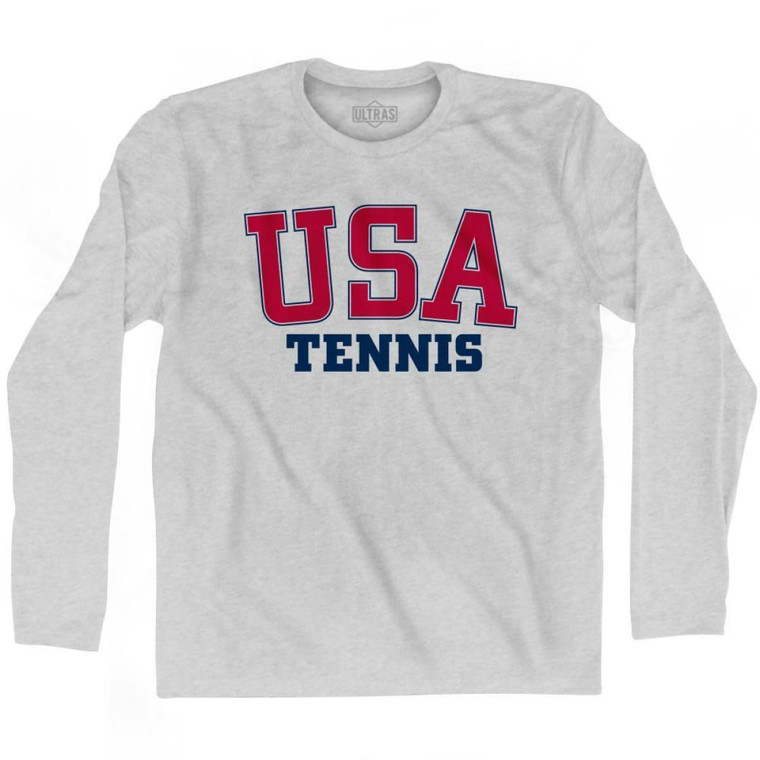 USA Tennis Ultras Long Sleeve T-shirt - Grey Heather