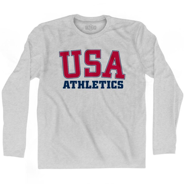 USA Athletics Ultras Long Sleeve T-shirt - Grey Heather