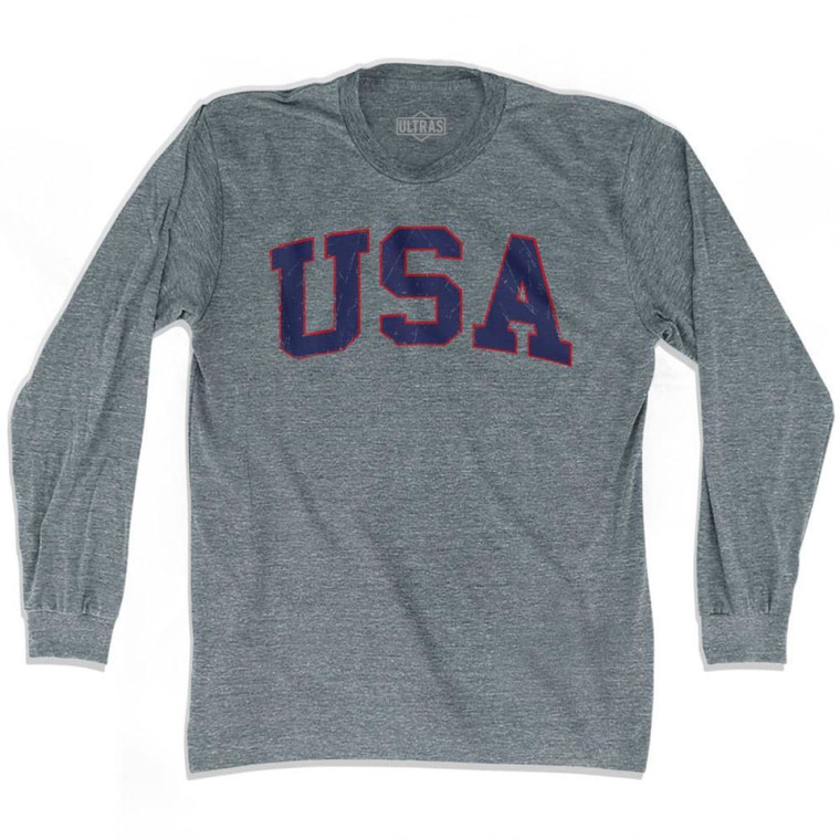 Ultras USA Bold Soccer Long Sleeve T-shirt - Athletic Grey