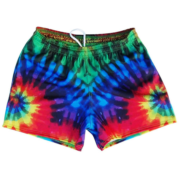 Tie Dye Rugby Union Shorts Made In USA - Tie Dye