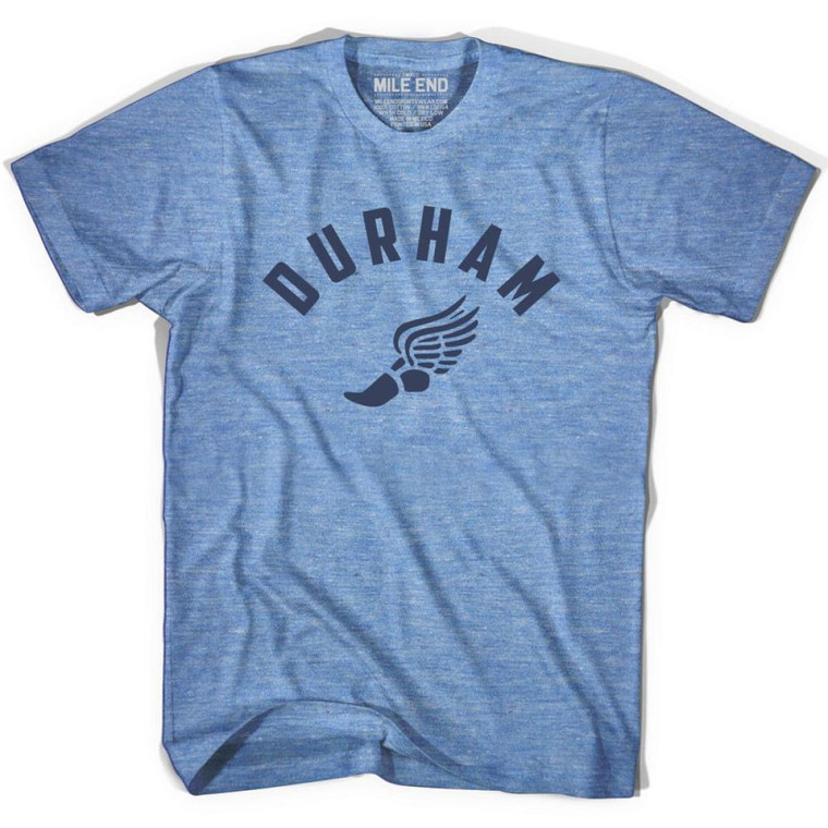 Durham Running Winged Foot Track T-shirt - Athletic Blue
