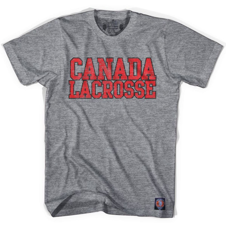 Canada Lacrosse Nation T-shirt - Athletic Grey