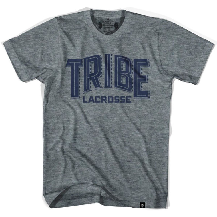 Tribe Lacrosse Longhouse T-shirt - Athletic Grey