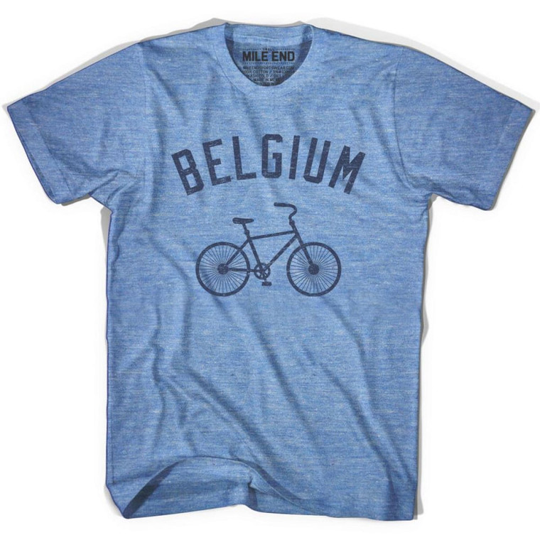 Belgium Vintage Bike T-shirt - Athletic Blue