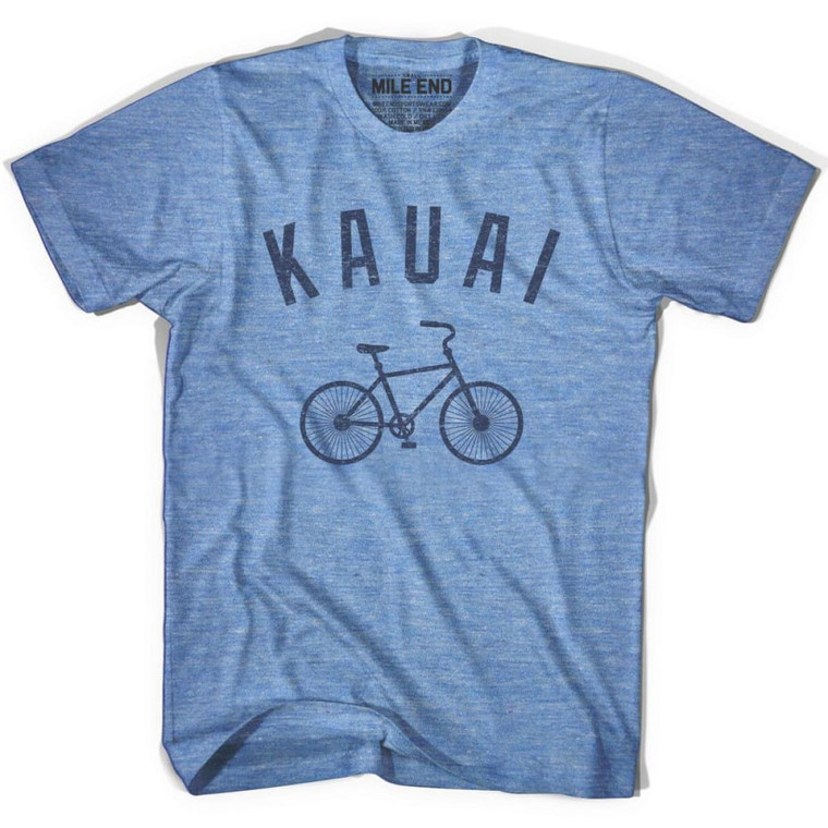 Kauai Vintage Bike T-shirt-Athletic Blue