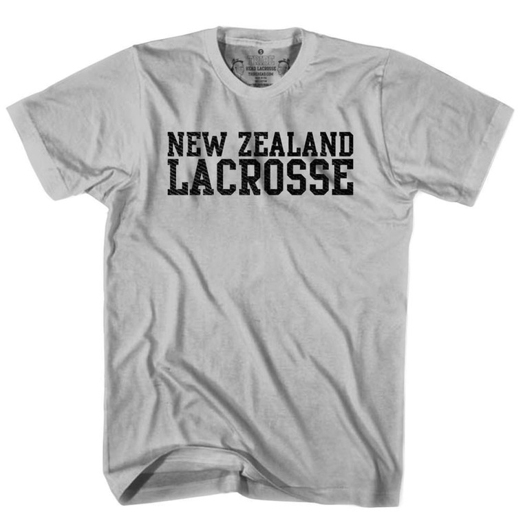New Zealand Lacrosse Nation T-shirt - Cool Grey