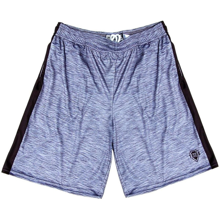 Tribe Lacrosse Heather Shorts Made in USA - Heather Grey