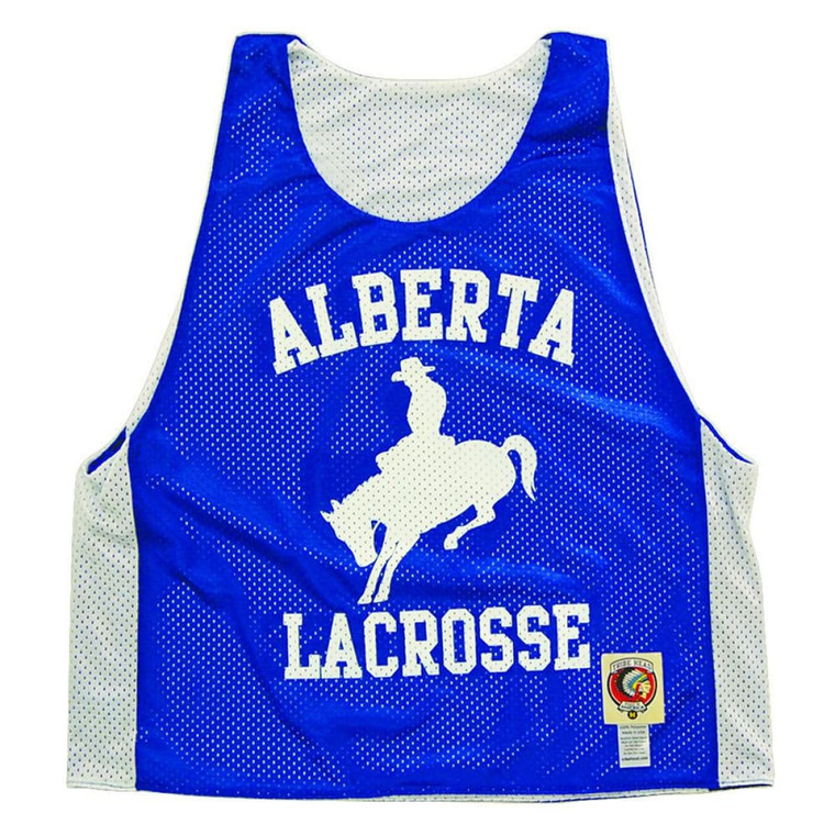 Alberta Lacrosse Pinnie Made In USA - Royal