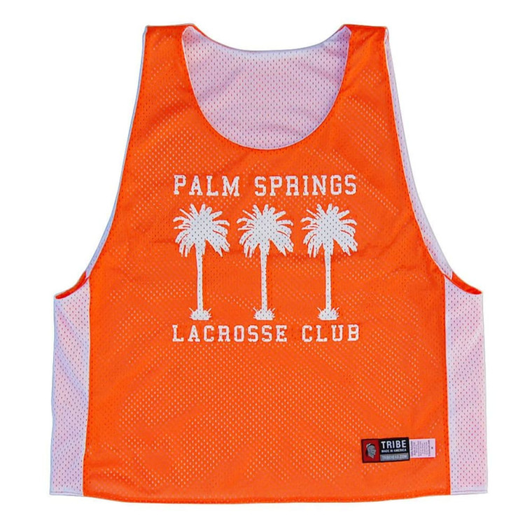 Palm Springs Lacrosse Pinnie Made In USA - Orange