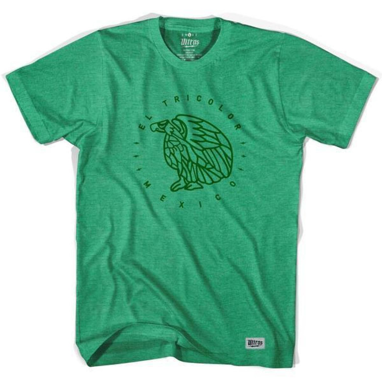 Mexico El Tri color Eagle T-shirt - Kelly