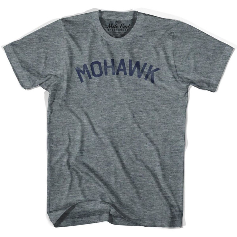 Mohawk Tribe Vintage T-shirt - Athletic Blue