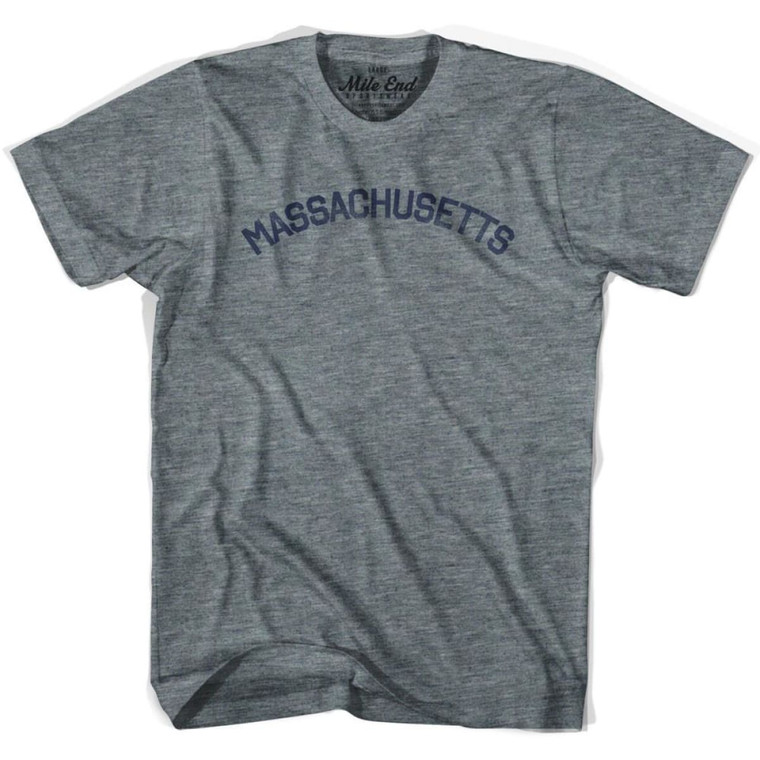 Massachusetts Union Vintage T-shirt - Athletic Blue