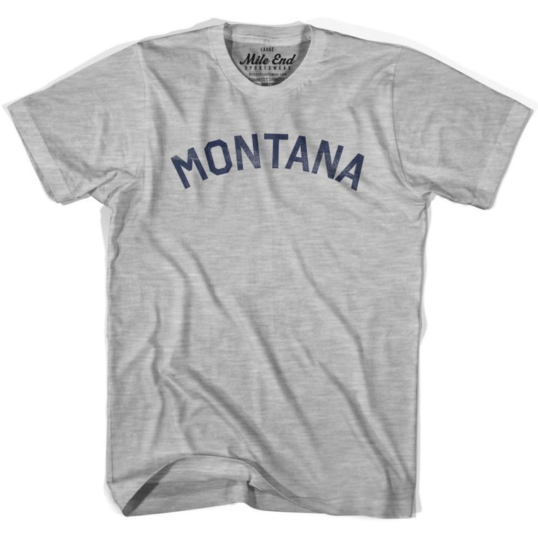 Montana Union Vintage T-shirt - Grey Heather