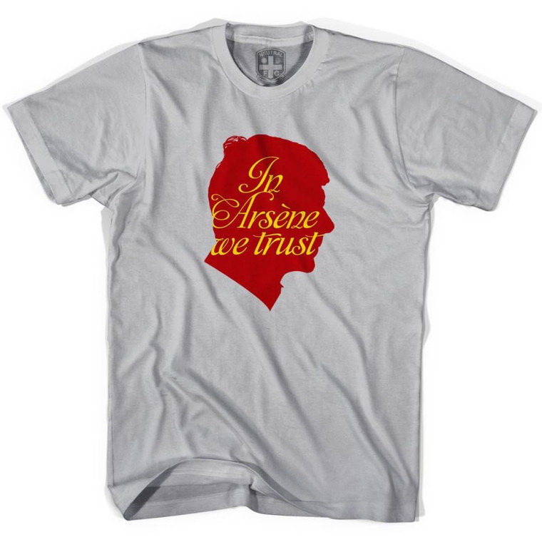 ARS In Arsene We Trust T-shirt - Cool Grey