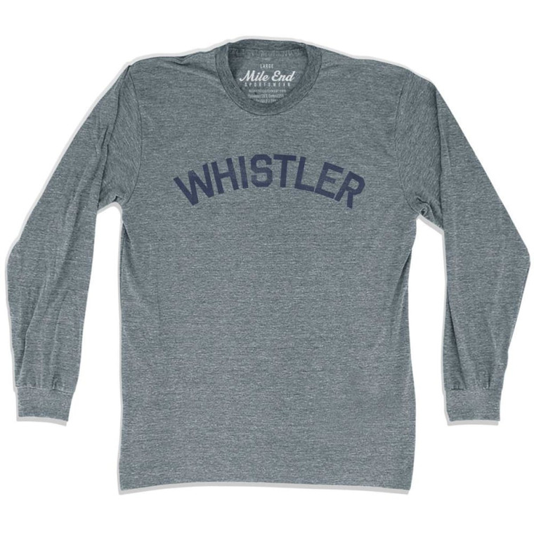 Whistler Vintage Long Sleeve T-Shirt - Athletic Grey