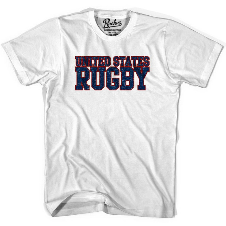 United States (Navy) Rugby Nations T-shirt - Cool Grey