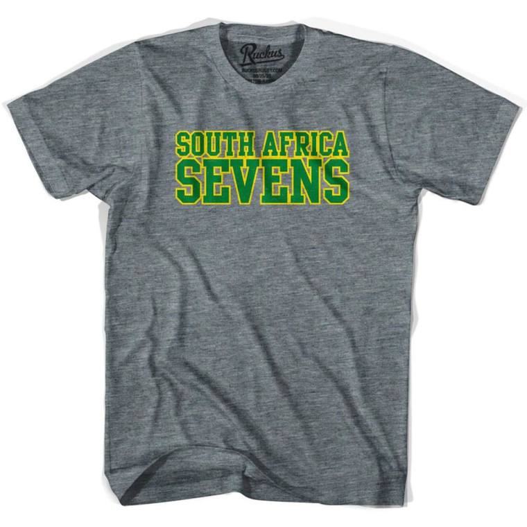 South Africa Sevens Rugby T-shirt - Athletic Grey