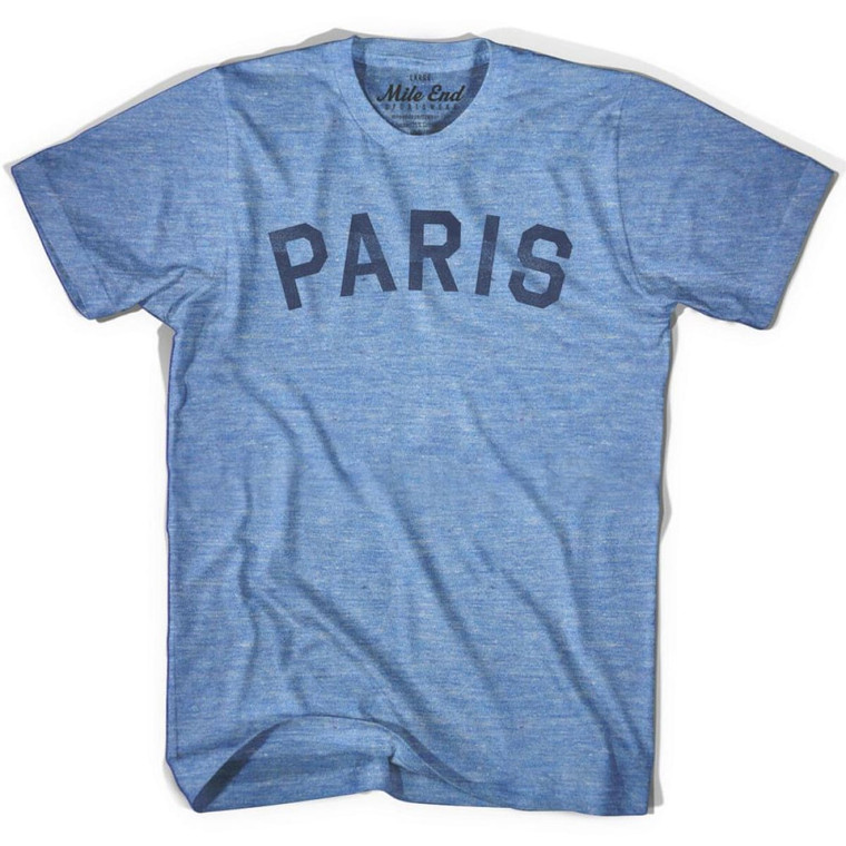 Paris Vintage T-shirt - Athletic Blue