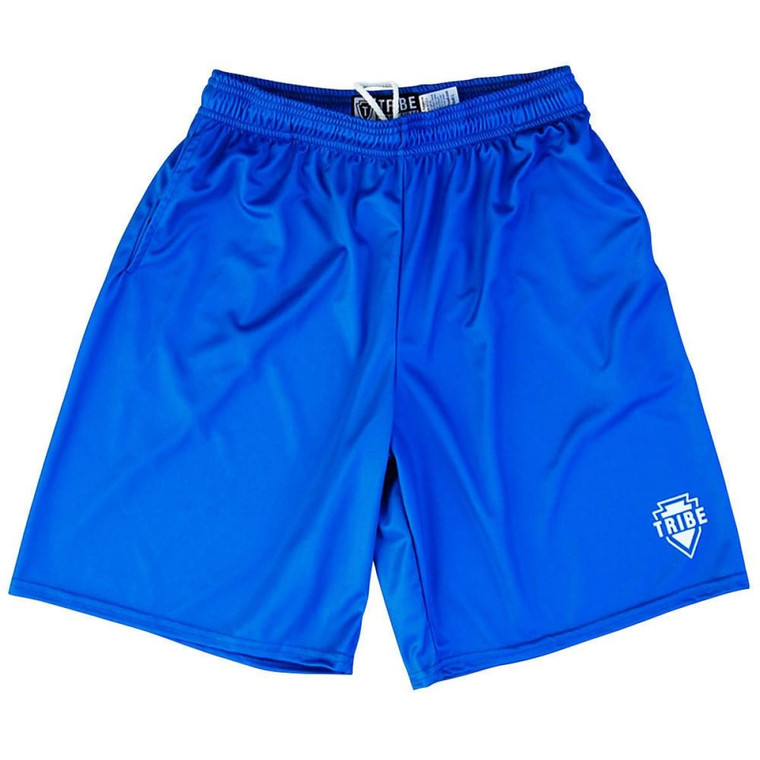 Tribe Royal Lacrosse Battle Shorts Made in USA - Royal