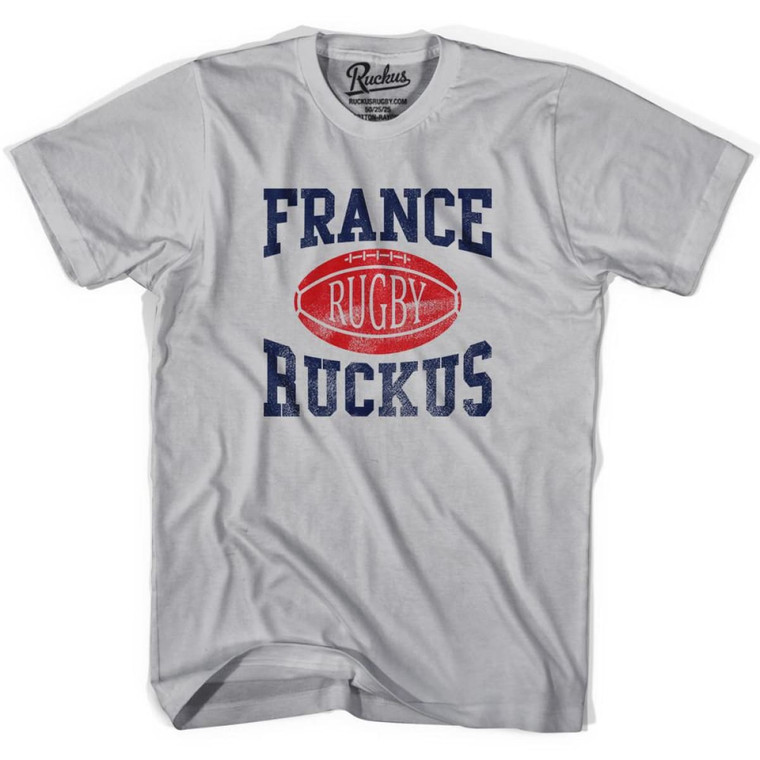 France Ruckus Rugby T-shirt - Cool Grey