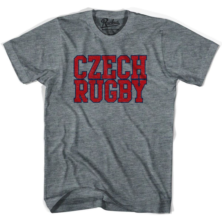 Czech Rugby Nations T-shirt - Athletic Grey