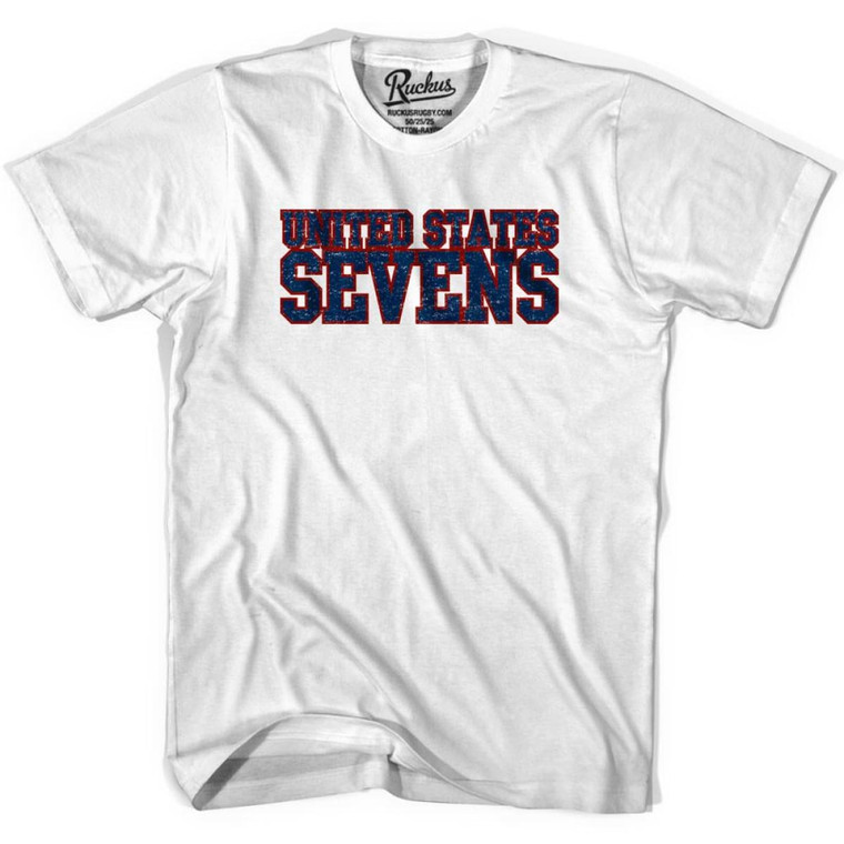 United States Sevens (Navy Version) Rugby T-shirt - Cool Grey