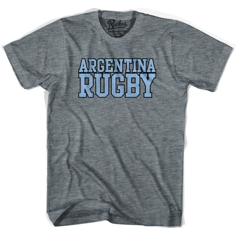 Argentina Rugby Nations T-shirt - Athletic Grey